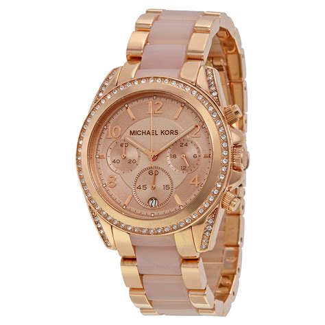 michael kors mk5943 blair rose gold watch